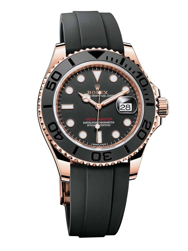 Black Straps Replica Rolex Yacht-Master 40 Watches