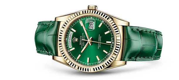 Dynamic Copy Rolex Day-Date Watches With Green Dials