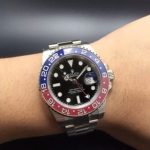 Swiss Cheap Rolex GMT-Master II 116710BLRO Replica Watches For Sale