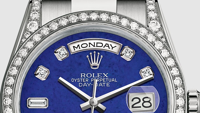 36MM Rolex Day-Date 118389 Replica Noble Watches With Blue Dials Of Good Quality