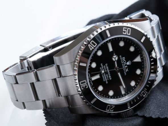 Rolex Submariner 114060 Fake Swiss Watches With Black Dials For Good Sale