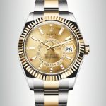 Steel Cases And Yellow Gold Bezels For Rolex Sky-Dweller 326933 Knockoff Cheap Watches