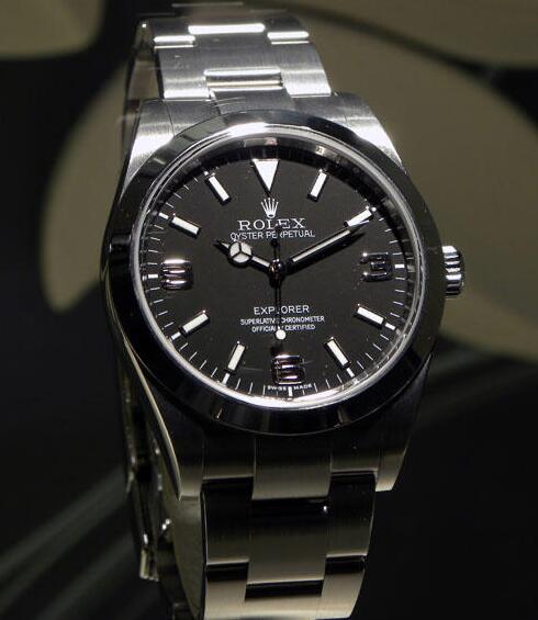 Rolex Explorer 214270 Fake Swiss Watches With Black Dials Of Reliable Performances