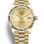 31MM Rolex Datejust 278278 Fake Watches With Yellow Gold President Bracelets Of Luxury Styles