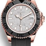 Luxurious 37MM Rolex Yacht-Master Knockoff Watches With Dazzling Diamond Dials