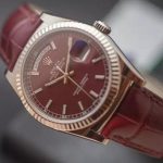 Mature Ladies’ Choice: 36MM Rolex Day-Date Replica Watches With Fancy Cherry Dials