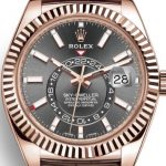 42MM Rolex Sky-Dweller Fake Watches With Dark Rhodium Dials For Hot Cheap