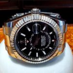 Black Rolex Sky-Dweller Replica Watches For Global Travelers