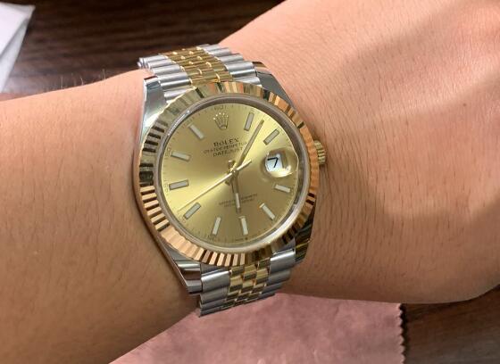 Best Rolex Datejust Replica Watches With Champagne Dials For Fathers