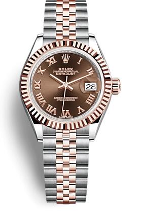 The 28 mm Datejust will decorate the women wearers more elegant.