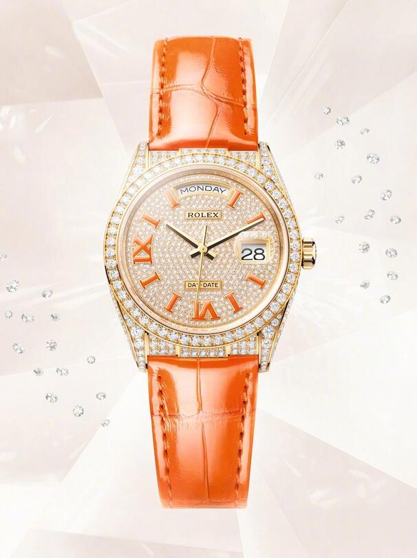 AAA replication watches are created in gold and diamonds.