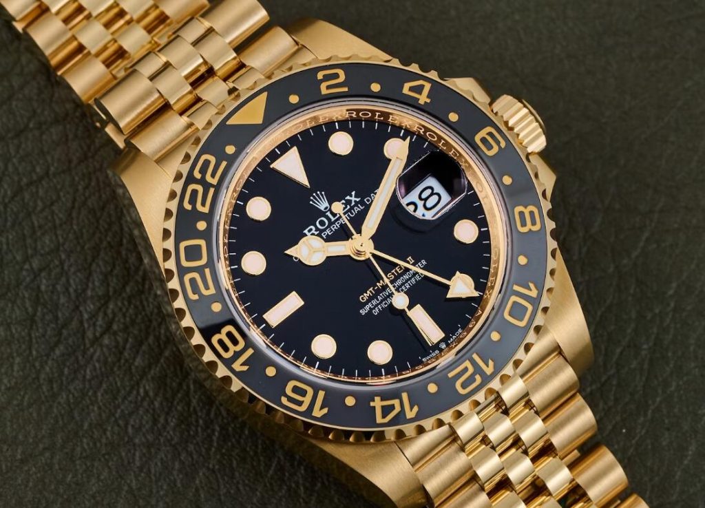 Swiss Made Fake Rolex GMT-Master II In Yellow Gold – Danny Milton