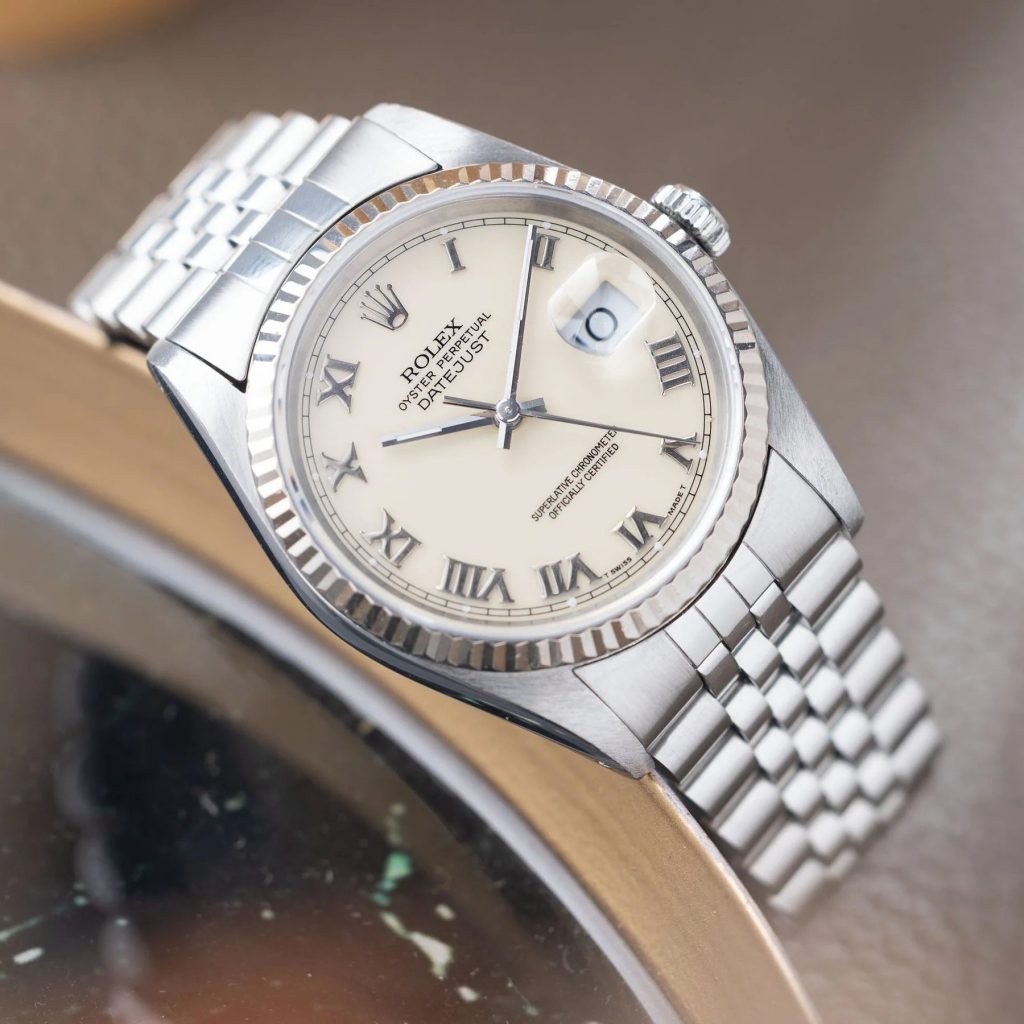 Swiss Made Fake Rolex Datejust ref. 16234 “Cream Dial”