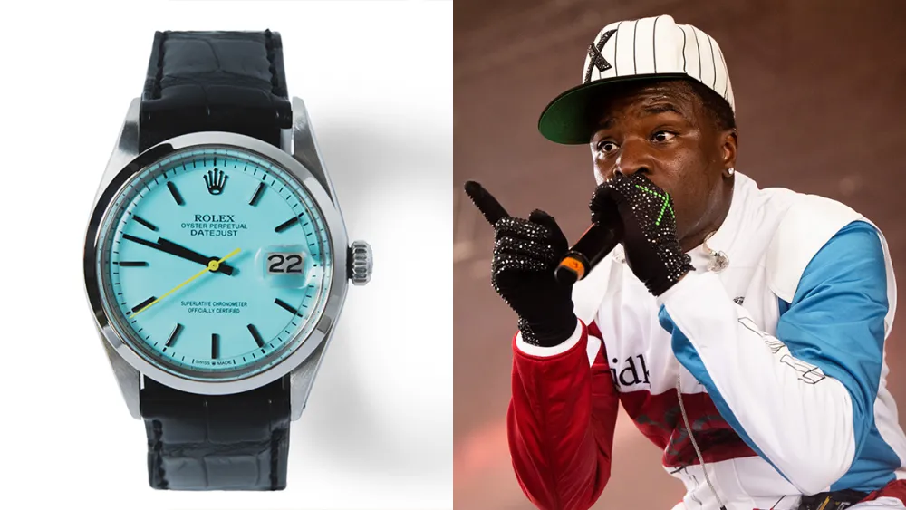 Rapper IDK Designed a Custom 1:1 Wholesale Replica Rolex Datejust With a ‘Tiffany Blue’ Dial—and He’s Giving It Away